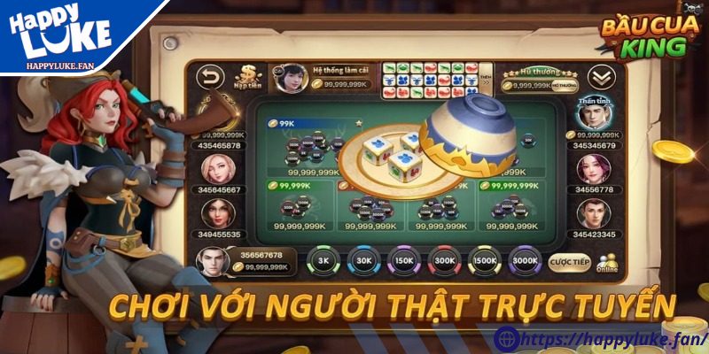 Loại bonus áp dụng cho bầu cua Happyluke