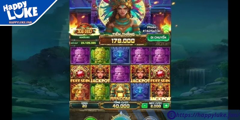 Khám phá đồ họa đặc sắc trong Fortunes of Aztec Happyluke